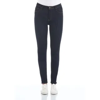 Lee Damen Jeans Hose Scarlett High Waist Skinny Fit Jeanshose Denim Stretch Pants Blau Schwarz w24 w25 w26 w27 w28 w29 w30 w31 w32 w33, 27W / 33L, Farbvariante:Rinse Blue (L626SIPJ) - 27W / 33L