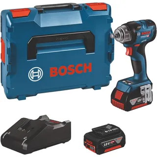 Bosch GDS 18V-330 HC inkl. 2 x 5,0 Ah + Ladegerät + L-BOXX