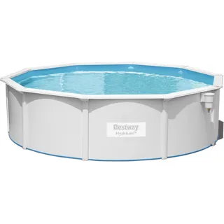 BESTWAY Hydrium Stahlwandpool Komplett-Set Ø 460 x 120 cm inkl. Sandfilteranlage
