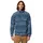 Printed Half Snap Fleece Blau L