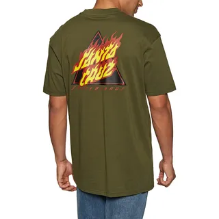 Santa Cruz Flamed Not A Dot Mens Short Sleeve T-Shirt - M