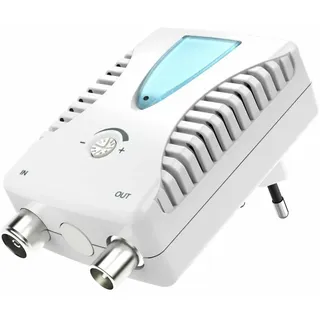 Hama Antennen-Verstärker BK/CATV 25 dB Regulierbar Weiß