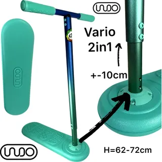 Indo Kickstarter Trampolin Stunt-Scooter Trick Trainer 570-670 H=62-72cm Neon