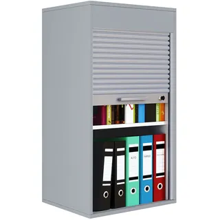 VCM Aktos L Rollladenschrank 50 x 40 x 93 cm grau