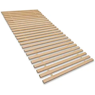 Madera XXL Rollrost mit 23 stabilen Leisten aus Buchenholz 80 x 200 cm