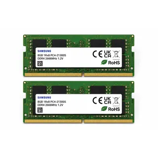 Abato 32GB Kit 2x16GB DDR4 3200MHz Laptop RAM SO-DIMM PC4-25600 2Rx8 1,2V 260-Pin Notebook Arbeitsspeicher kompatibel mit M471A2K43DB1-CWE Dual Channel