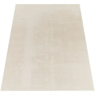 KURZFLORTEPPICH, einfarbig, Creme, 300 x 400 cm
