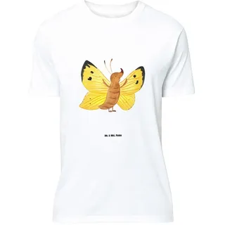 Mr. & Mrs. Panda Größe XL T-Shirt Schmetterling Zitronenfalter - Weiß - Geschenk, lustige Sprüche, Herrn, Junggesellenabschied, Motivation, Sch...