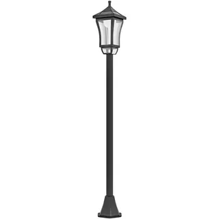 Outsunny Außenleuchte Kunststoff 127 cm 1 Stück schwarz