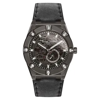 Thomas Sabo Analoguhr Herren Rebel Automatic Schwarz WA0335-213-217-44