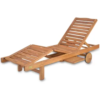 Hecht Resort A Lounger Gartenliege 199 x 62 x 30 cm Braun