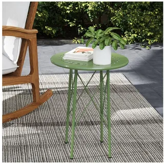 Outsunny Gartentisch Ø40 x 50 cm Grün