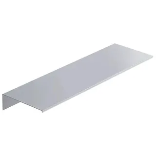 ulafbwur Wandregal ohne Bohren, Badezimmer, schwimmend, selbstklebend, robuste Aluminiumlegierung, Aufbewahrungsregal für Zuhause, weiß, 50 cm