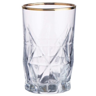 BUTLERS UPSCALE Schnapsglas mit Goldrand 110ml Gläser