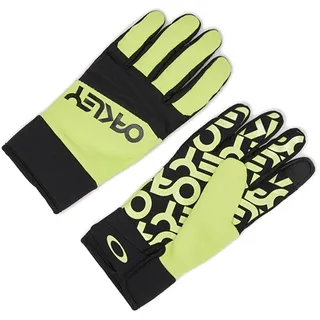 Oakley Factory Pilot Core Handschuh für Herren, Schwarz/Hellgrün, X-Large - XL