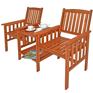 CASARIA Gartenbank 164 x 63 x 91 cm Natur
