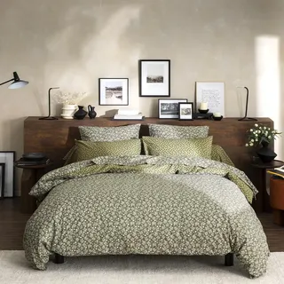 Bettbezug aus Lyocell, Lena, 200 x 200 cm, Original, Khaki