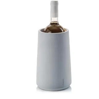 Weinkühler 'Eiskar' aus Beton in 5 Farben | für Flaschen mit bis zu 9,5cm ⌀ | Premium Flaschenkühler Handmade in Germany (hellblau)