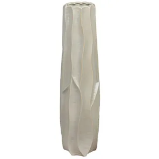 GILDE Bodenvase Fortuna (1 St), wasserdicht, Höhe: 62cm beige|grün