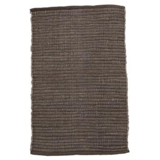 House Doctor Rug, Chindi, Brown, Handmade, Finish May Vary, l: 90 cm, w: 60 cm