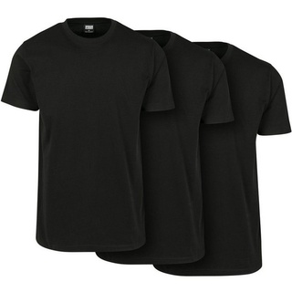 URBAN CLASSICS T-Shirt Urban Classics Herren Basic Tee 3-Pack (1-tlg) schwarz 4XL
