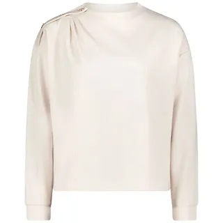 CARTOON Sweatshirt mit Kragen in Middle Cream Melange | Gr.: 34