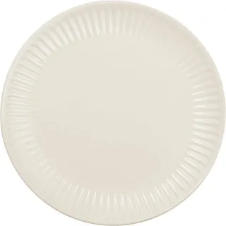 ib laursen Speiseteller Essteller Mynte Butter Cream Creme weiß D. 28cm