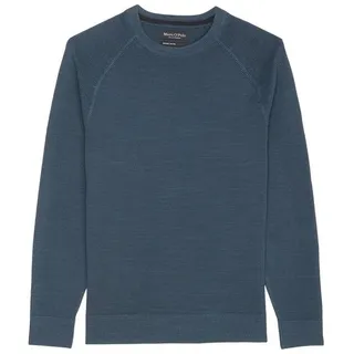 Marc O'Polo Rundhalspullover blau XXL