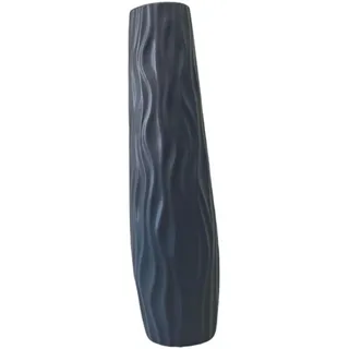 Sharplace Vase für Pampasgras, 58 cm große Blumenvase, hohe Bodenvase, Minimalistischer Boho-Dekorationsvase, Modern Design, Tisch Deko für Hochzeiten, Wohnzimmer, Schlafzimmer & Küche, Grau