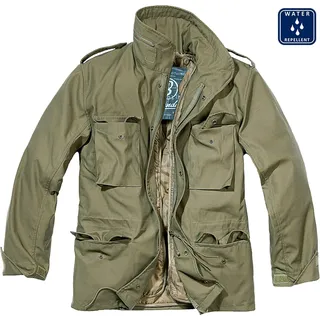 Langmantel BRANDIT "Brandit Herren M-65 Field Jacket" Gr. 6XL, grün (olive) Herren Mäntel