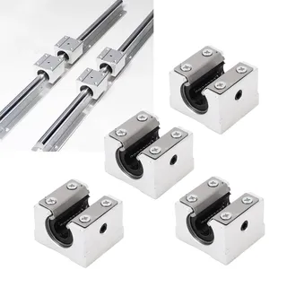 Sbr10uu Kastenförmiger Linearschlitten Aus Aluminium, Kastenform, Aluminiumhalterung, Führungsschiene, Position Der Auflagebohrung Für Zufallslager