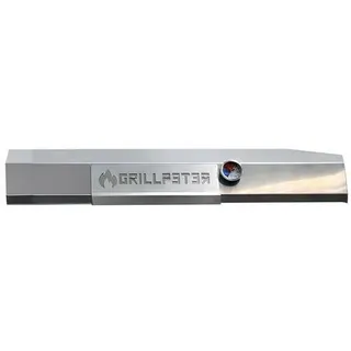 Edelstahl-Deckel für Mangal 90cm mit Thermometer Grilldeckel