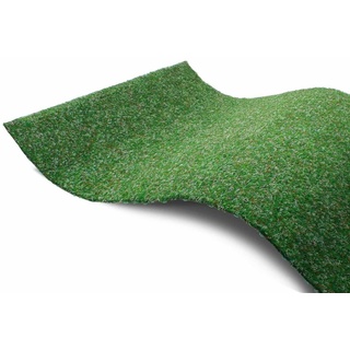 Kunstrasen GREEN, Primaflor-Ideen in Textil, rechteckig, Höhe: 7,5 mm, Rasenteppich, blau, mit Noppen grün 200 cm x 600 cm x 7,5 mm