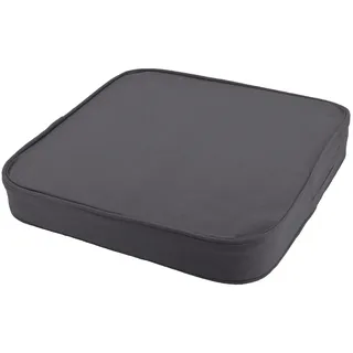 Stylelex Orthopädisches Sitzkissen Minimalist - 100% Baumwolle mit Kaltschaum-Schaumstoff - Qualitatives Stuhlkissen - Feste Qualität - Waschbar (1, Grau, 40x40x6cm)