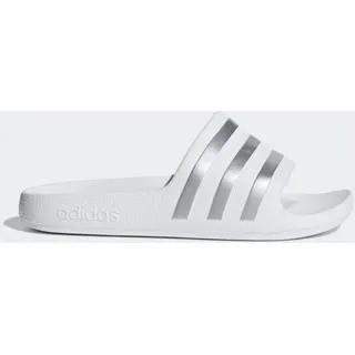 adidas Aqua Adilette Kids Cloud White / Silver Metallic 38
