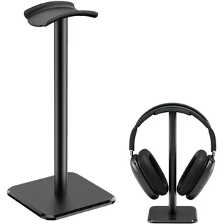 Headset Halterung, Universeller Kopfhörerständer mit Gewichteter Basis und 24 cm Höhe, Perfekter Kopfhörer Halter für Gaming Zubehör und Desktop-Kopfhörer, Robuste und Werkzeuglose Montage