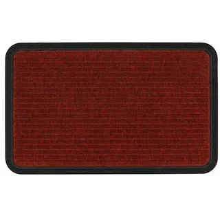Astra Fußmatte Border Star  (Rot, 40 x 60 cm, 70 % Polypropylen, 30 % Gummi)