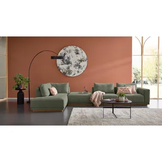 Musterring Wohnlandschaft Polyester 3-Sitzer Grün