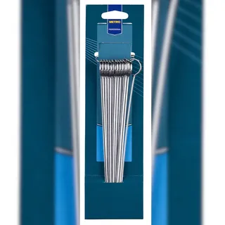 METRO PROFESSIONAL Fleischspieße, Edelstahl, 22 cm, 12 Stück
