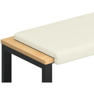 vidaXL Bankkissen Cord 35 x 35 cm Creme