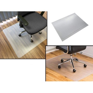 nm_trade Bodenschutzmatte Bodenschutzmatten Bürostuhlunterlage Stuhlunterlage 120x80 cm, 120x80 cm, halbtransparent, robust, unter dem Bürostuhl