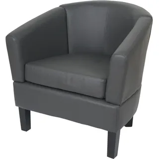 MCW Lounge-Sessel MCW-O17 Kunstleder 0 x 0 x 0 cm Grau