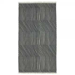 Marimekko Kalasääski Bath Towel 100x180 cm, 180 x 100 - Off White, Charcoal