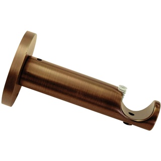Gardinia Träger offen für Ø 25 mm bronze 8 cm, Metall