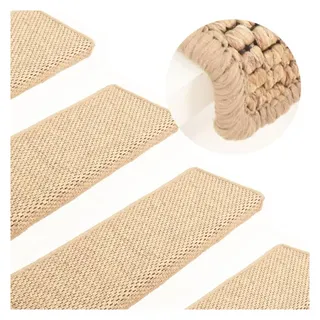 vidaXL Stufenmatte 65 x 21 cm Hellbeige
