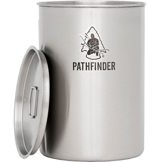 Pathfinder Edelstahl Becher mit Deckel 1.4 Liter
