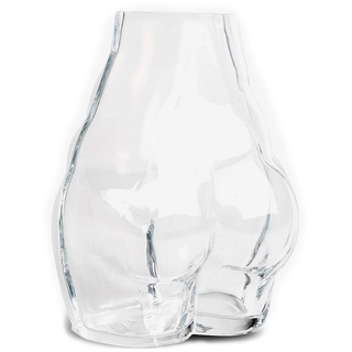 ByOn Vase Trinkglas Butt aus Glas in der Farbe Klar, Größe: S, 5280605400