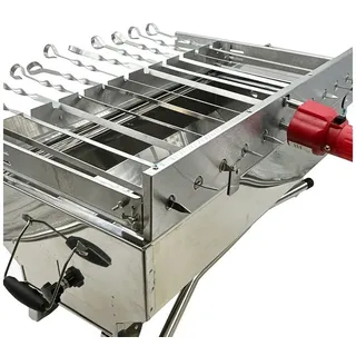 Renschler Line Holzkohlegrill Olymp 9 Schaschlikgrill Set XXL