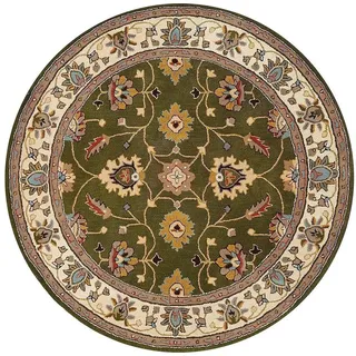 Ready Rugs Teppich Luxuriöse runde Teppichkollektion grün Ø 150 cm