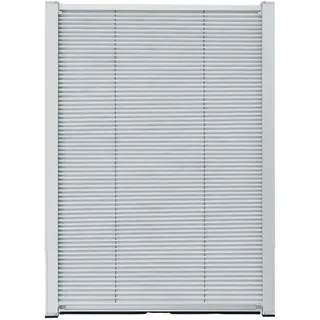 LIVARNO HOME Thermo Plissee Teleskop für Velux-Dachfenster 49,3 x 94-116 cm (Weiß)